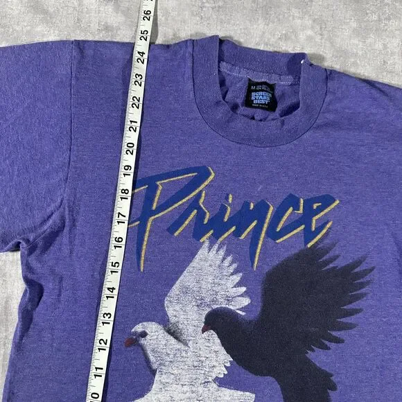 Vintage 1984-85 Purple Dove Prince and The Revolution Tour T-Shirt Size Medium - Picture 7 of 7